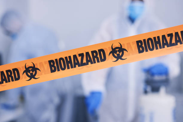 Professional Biohazard Cleanup technician working in Annapolis, MD